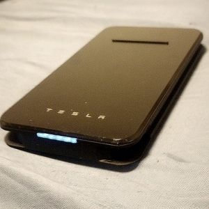 Tesla portable wireless charging pad